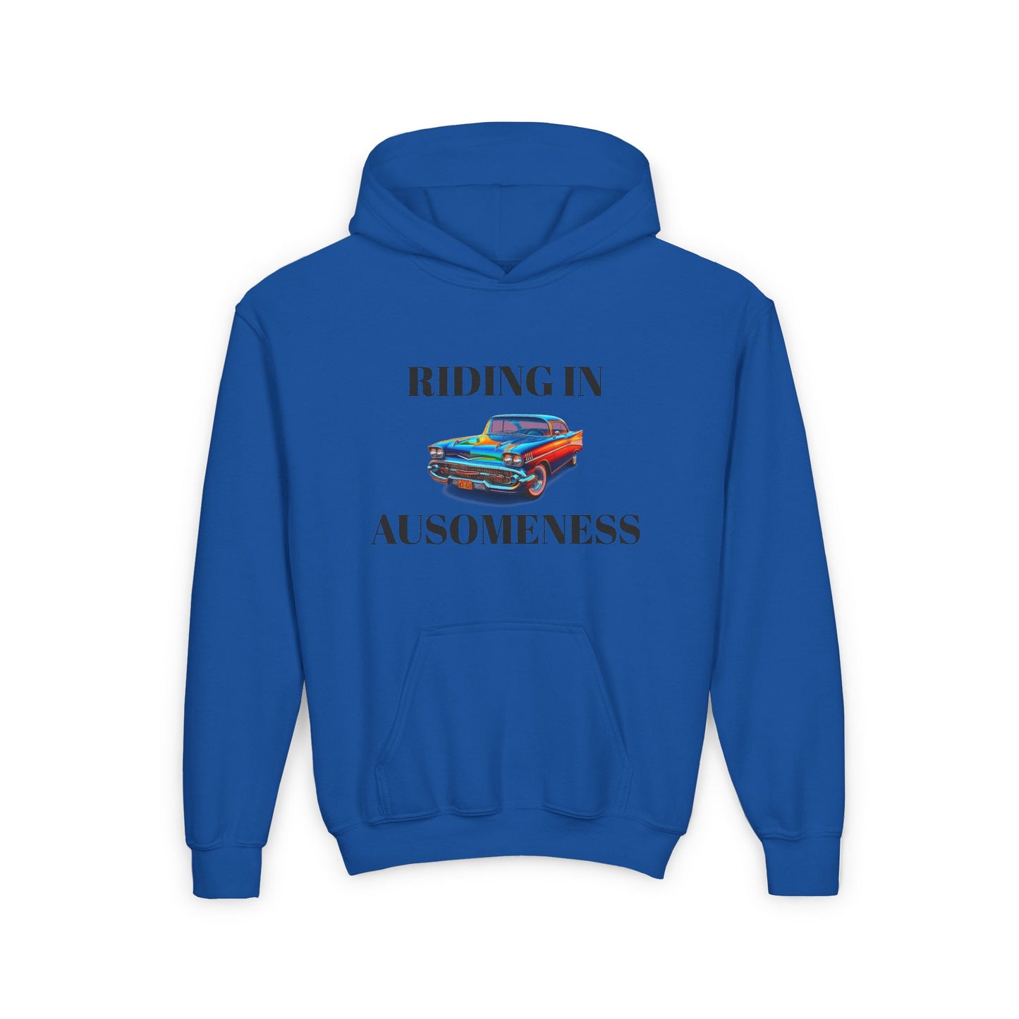 GB's Classic Car Youth Heavy Blend Hooded Sweatshirt