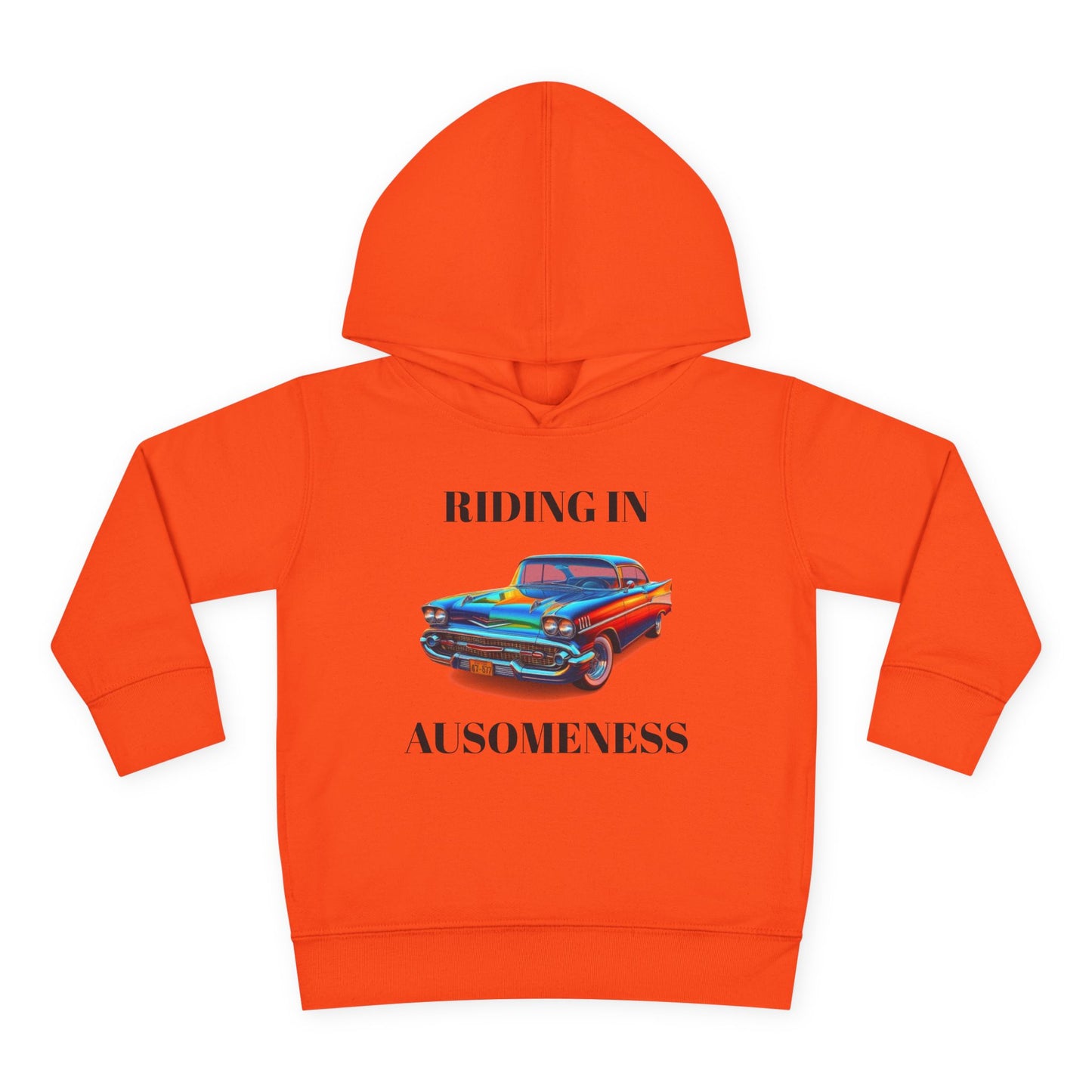 GB's Classic Car Toddler Pullover Fleece Hoodie