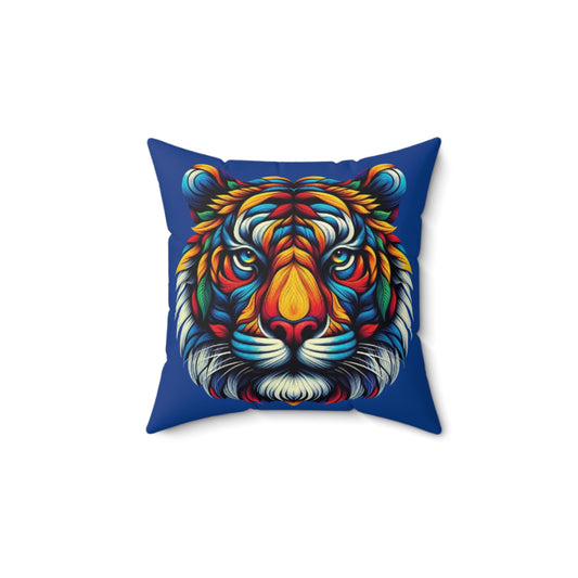 AB's Tiger Polyester Square Pillow