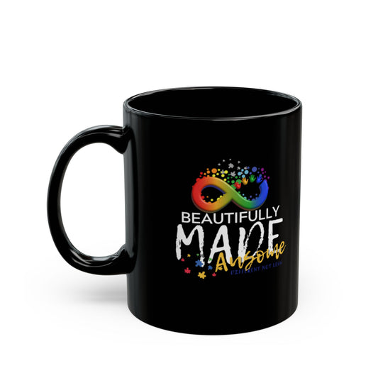 Beautiful Made Ausome Black Mug (11oz, 15oz)