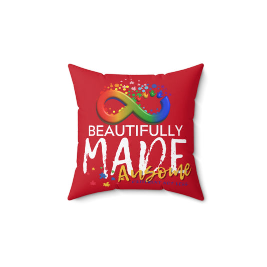 Beautifully Made Ausome  Polyester Square Pillow