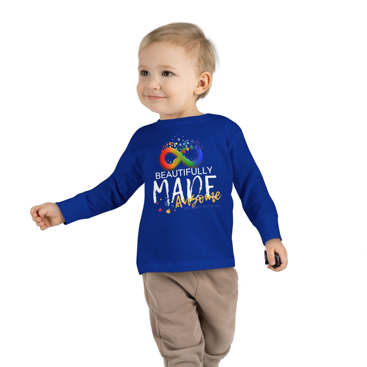 Beautifully Made Ausome Toddler Long Sleeve Tee