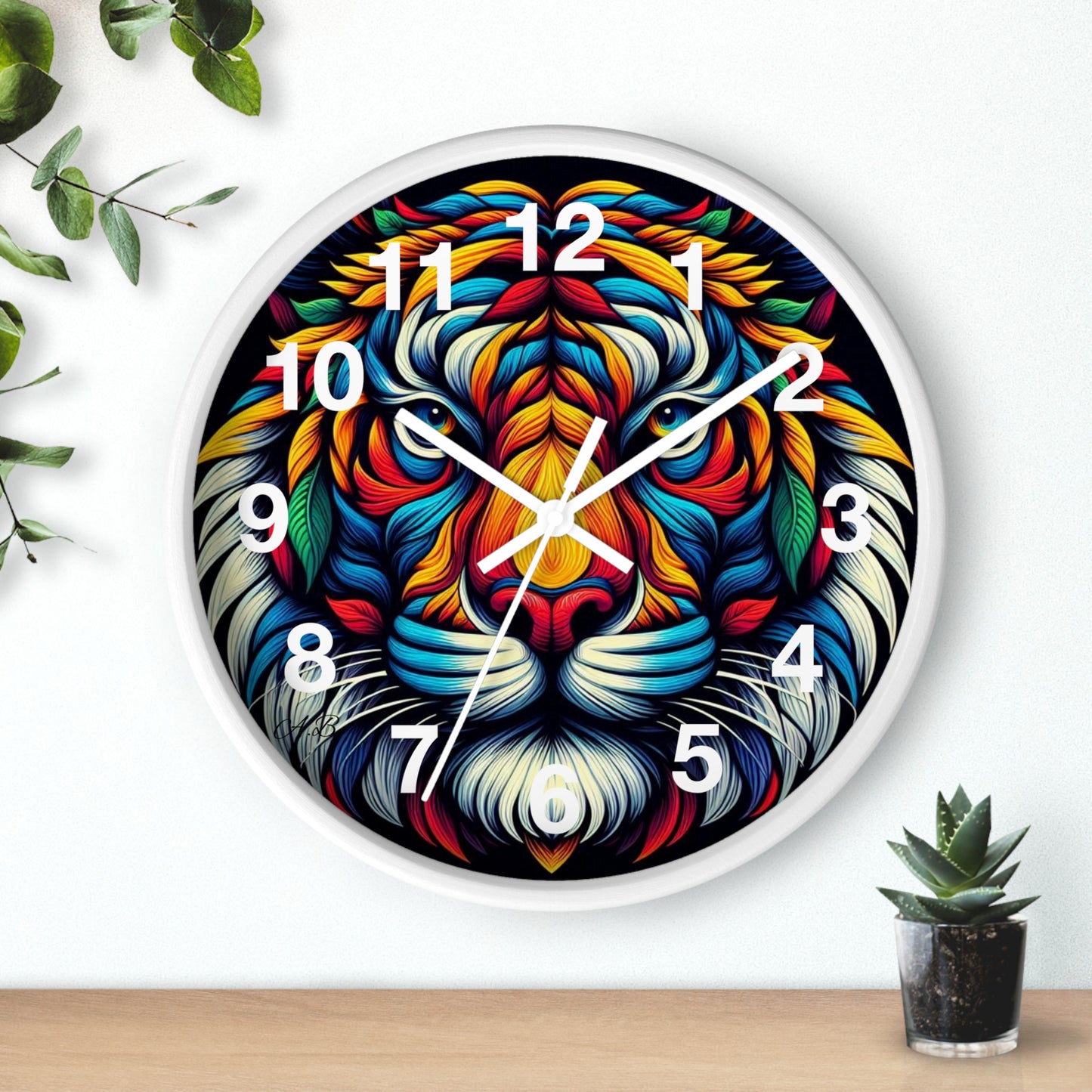 AB Tiger Wall Clock