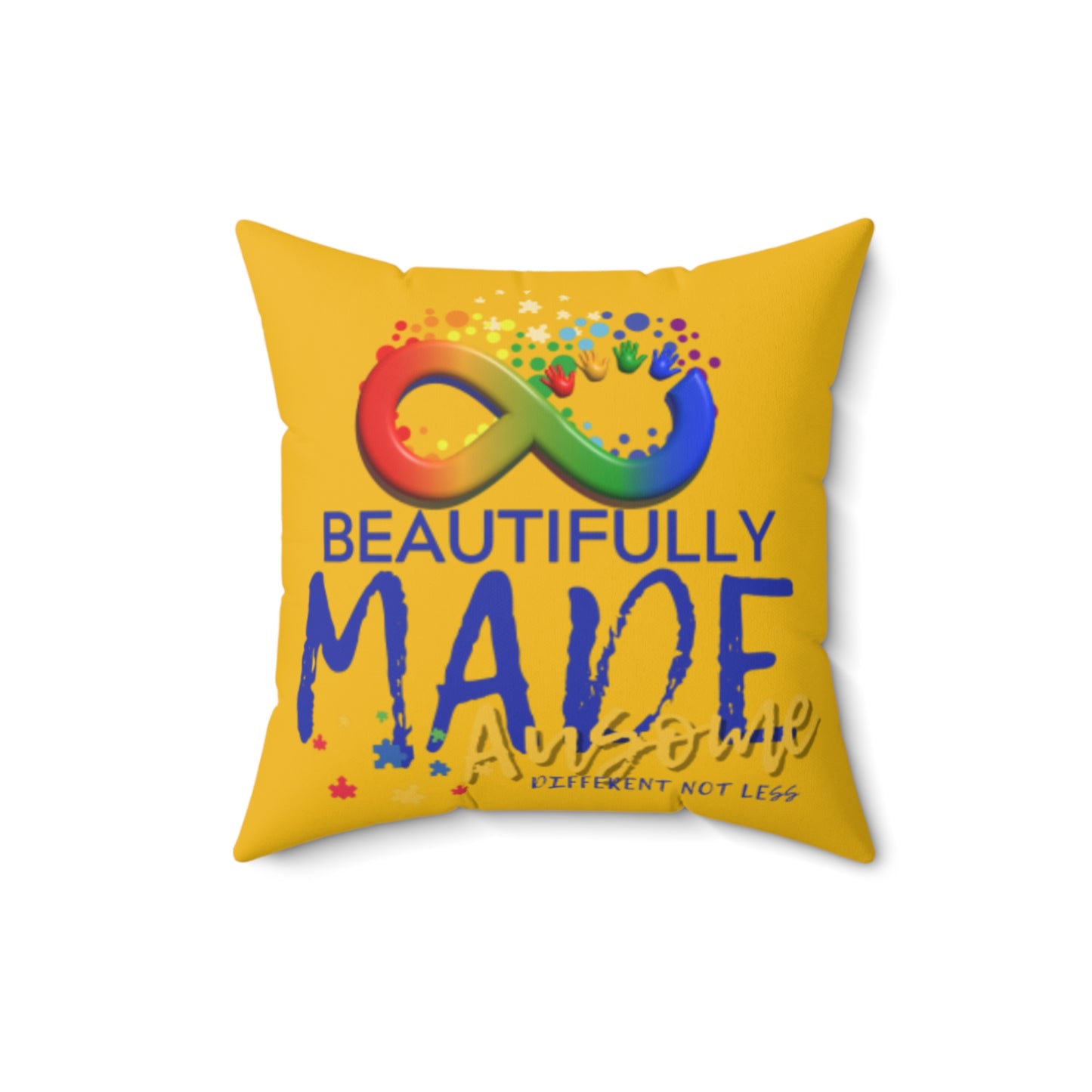 Beautifully Made Ausome  Polyester Square Pillow