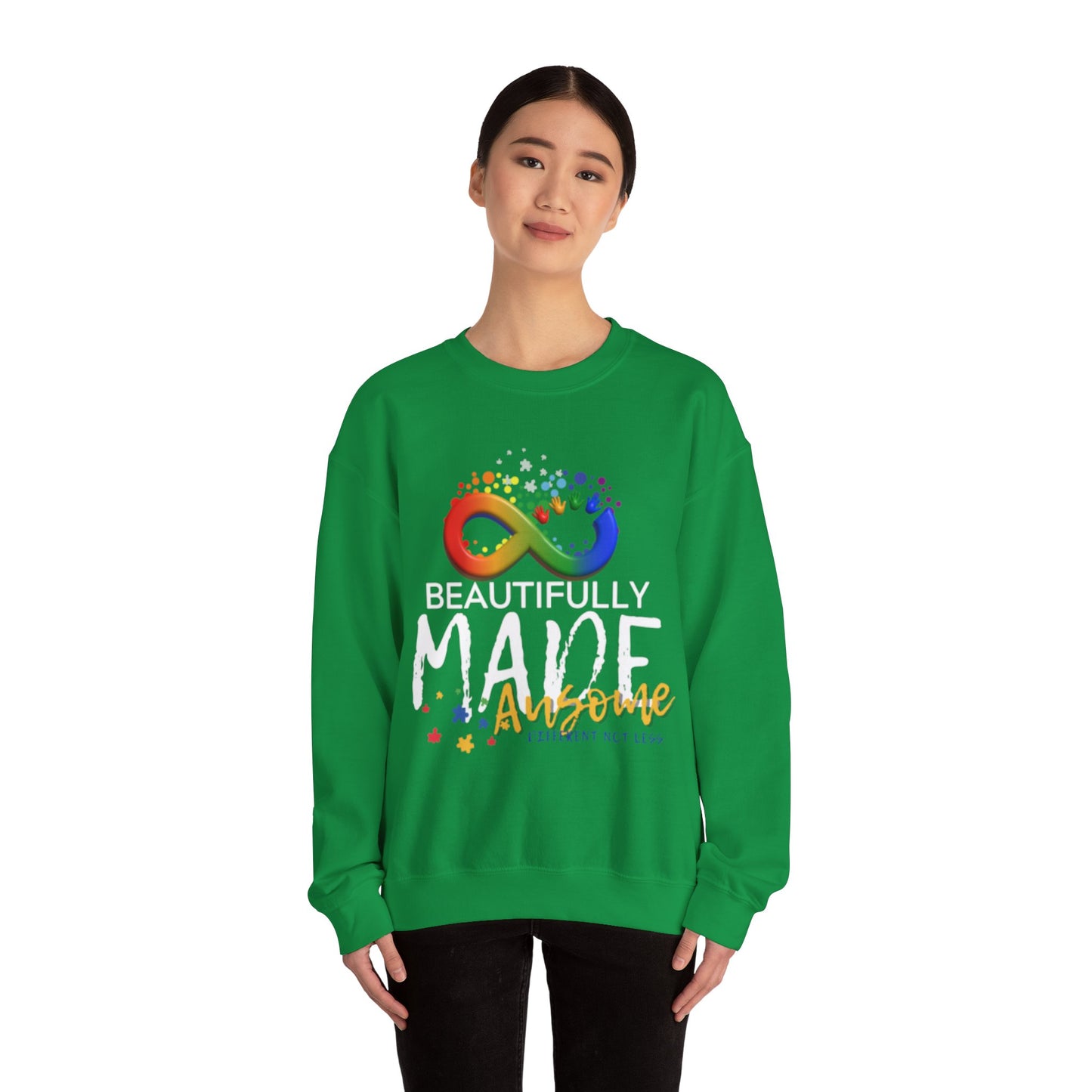 Beautifully Made Ausome Unisex Heavy Blend™ Crewneck Sweatshirt