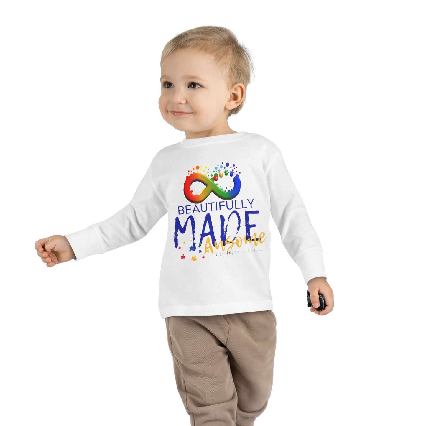 Beautifully Made Ausome Toddler Long Sleeve Tee