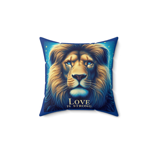 AB Lion Polyester Square Pillow
