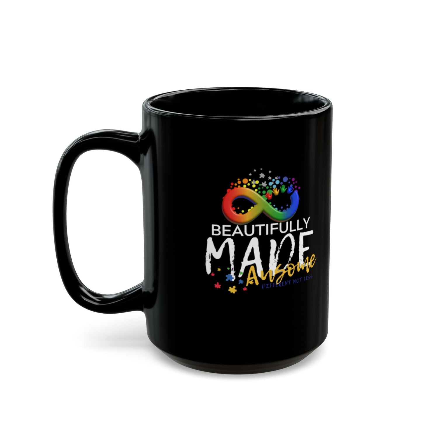Beautiful Made Ausome Black Mug (11oz, 15oz)