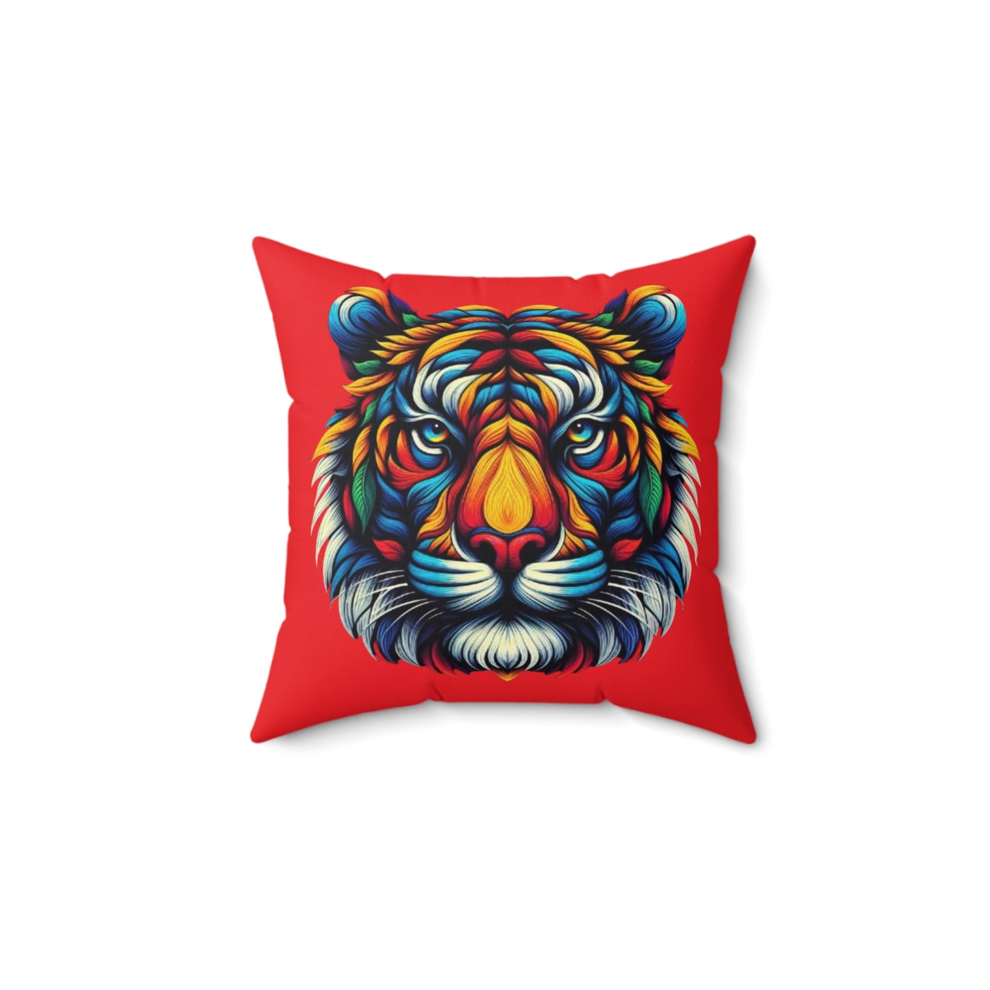 AB's Tiger Polyester Square Pillow