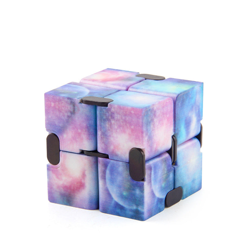 Cubo antiestrés azul cielo